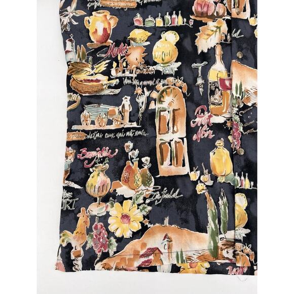 VTG Kahala John Severson Hawaiian Shirt Mens XL Drinks Cocktail Wine Aloha - Picture 5 of 9